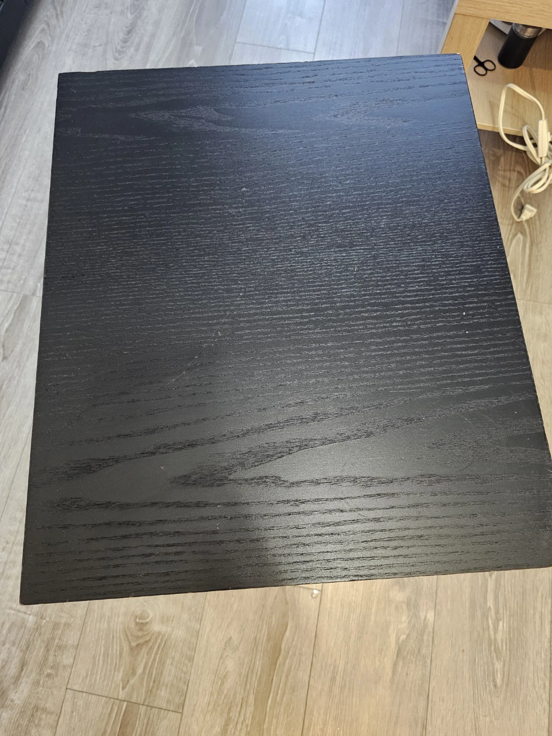 IKEA Black 2-Drawer Nightstand / End Table - photo 3