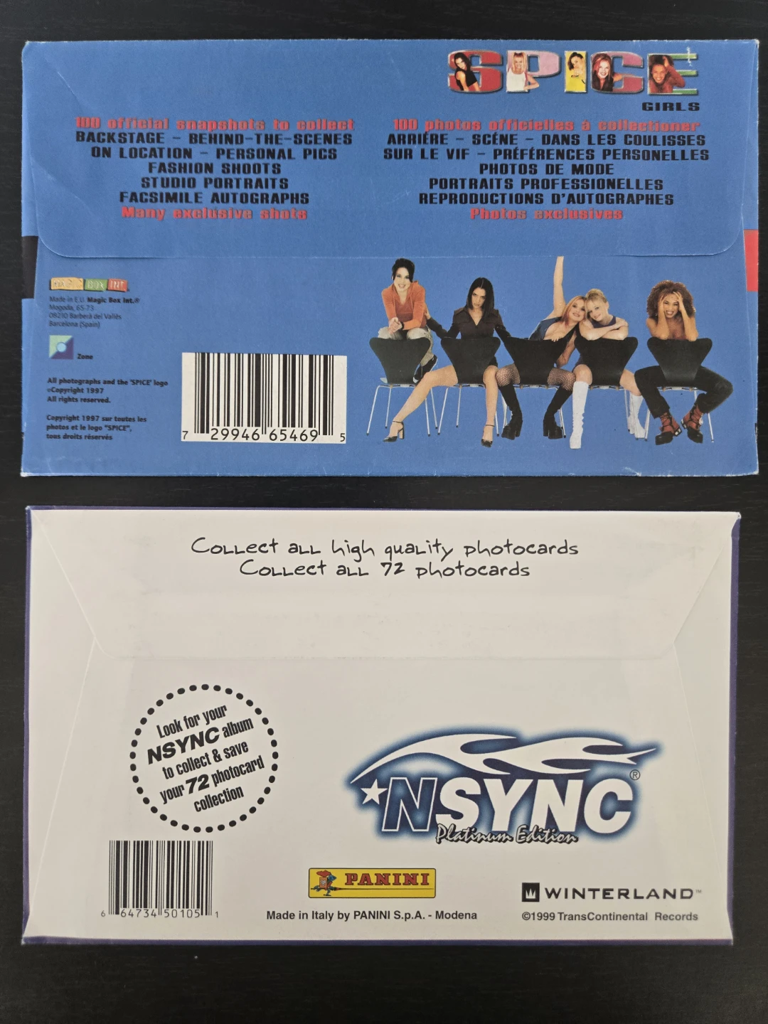 Vintage 90's Pop Memorabilia, Sealed Spice Girls+NSYNC Packs - photo 3