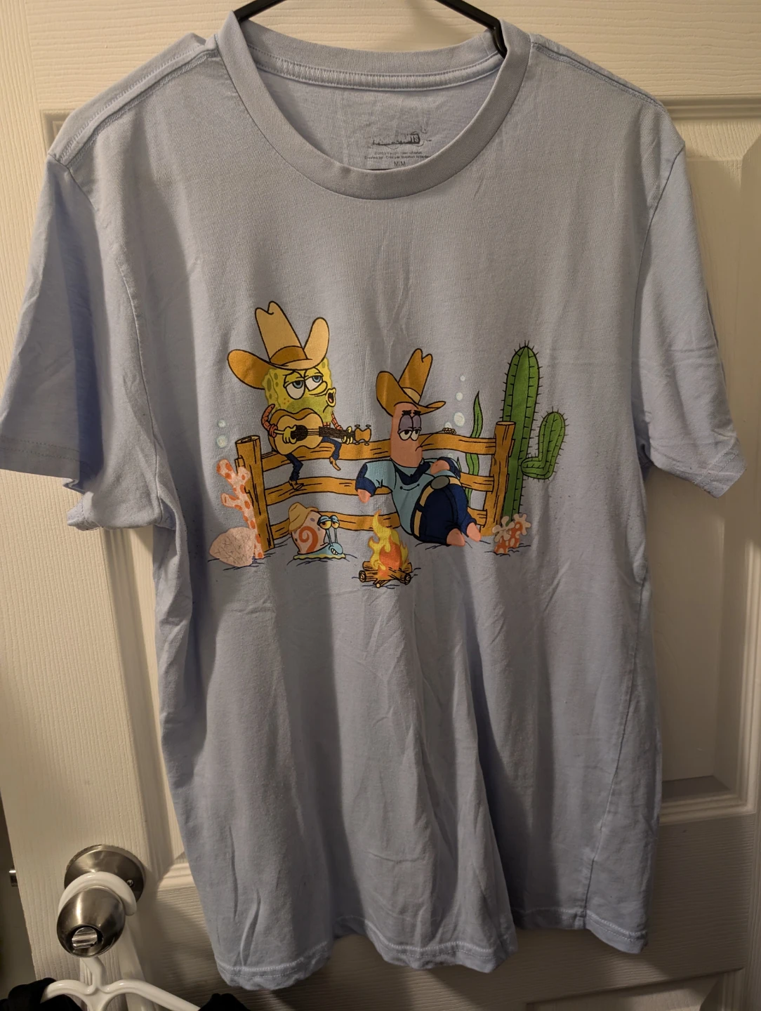 Light Blue Spongebob T-Shirt