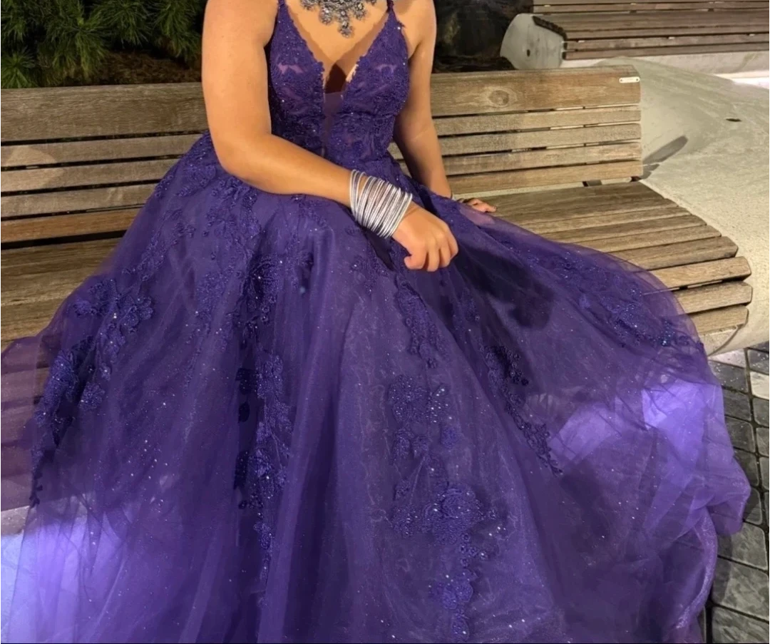 Purple Prom Dress: Ellie Wilde
