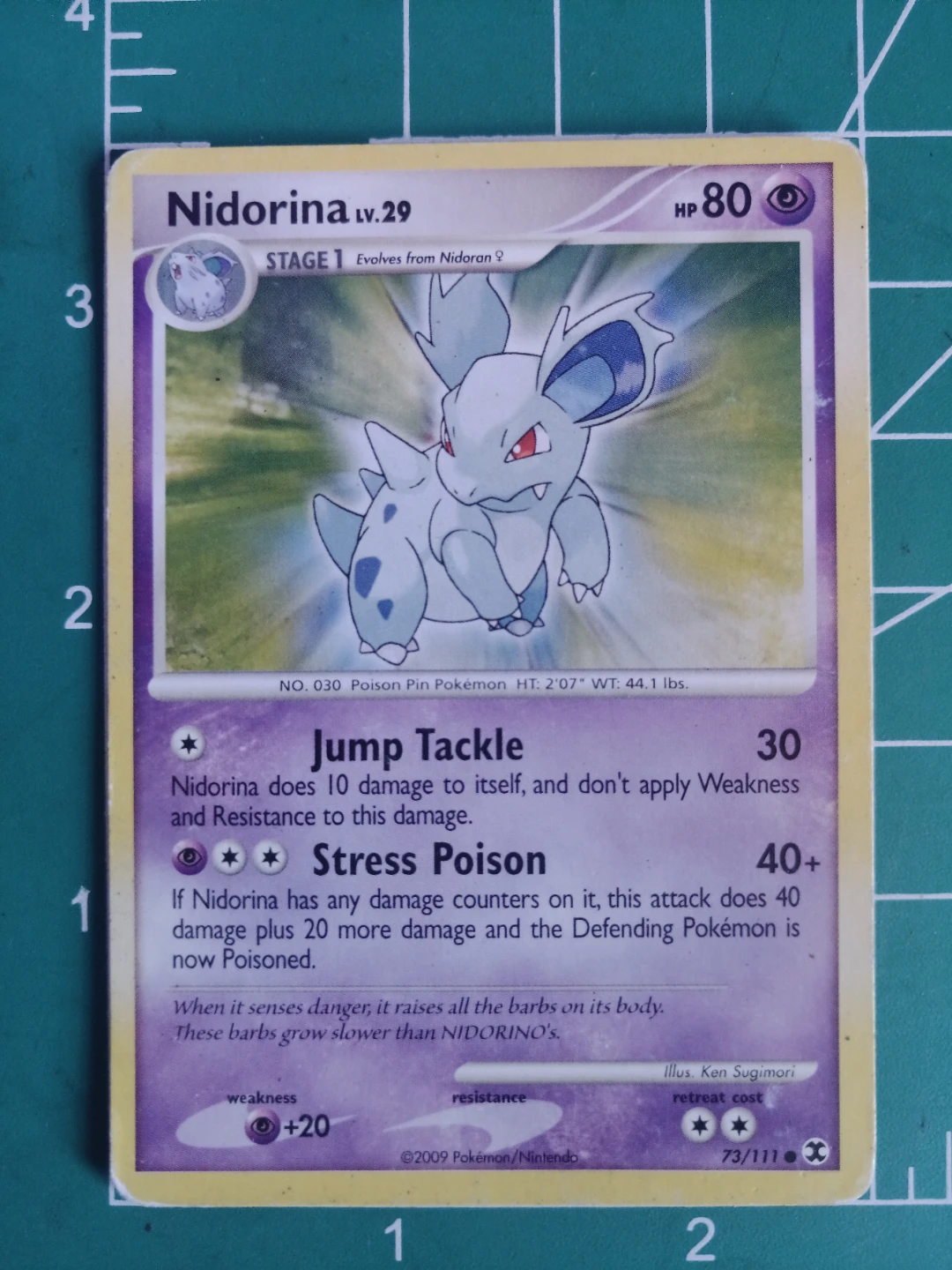 Pokemon Nidorina LV.29 Trading Card