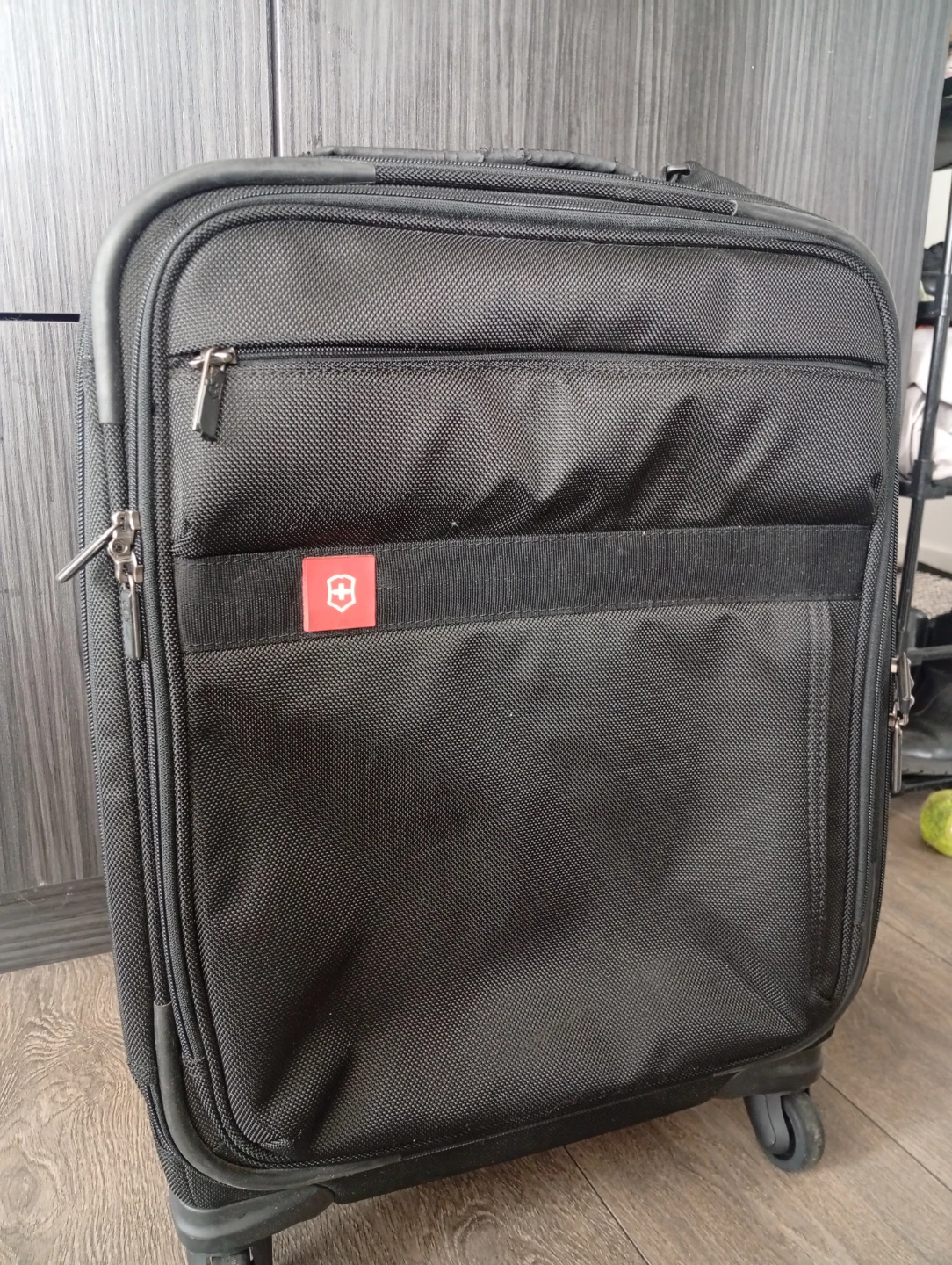Victorinox Black Rolling Carry On Suitcase