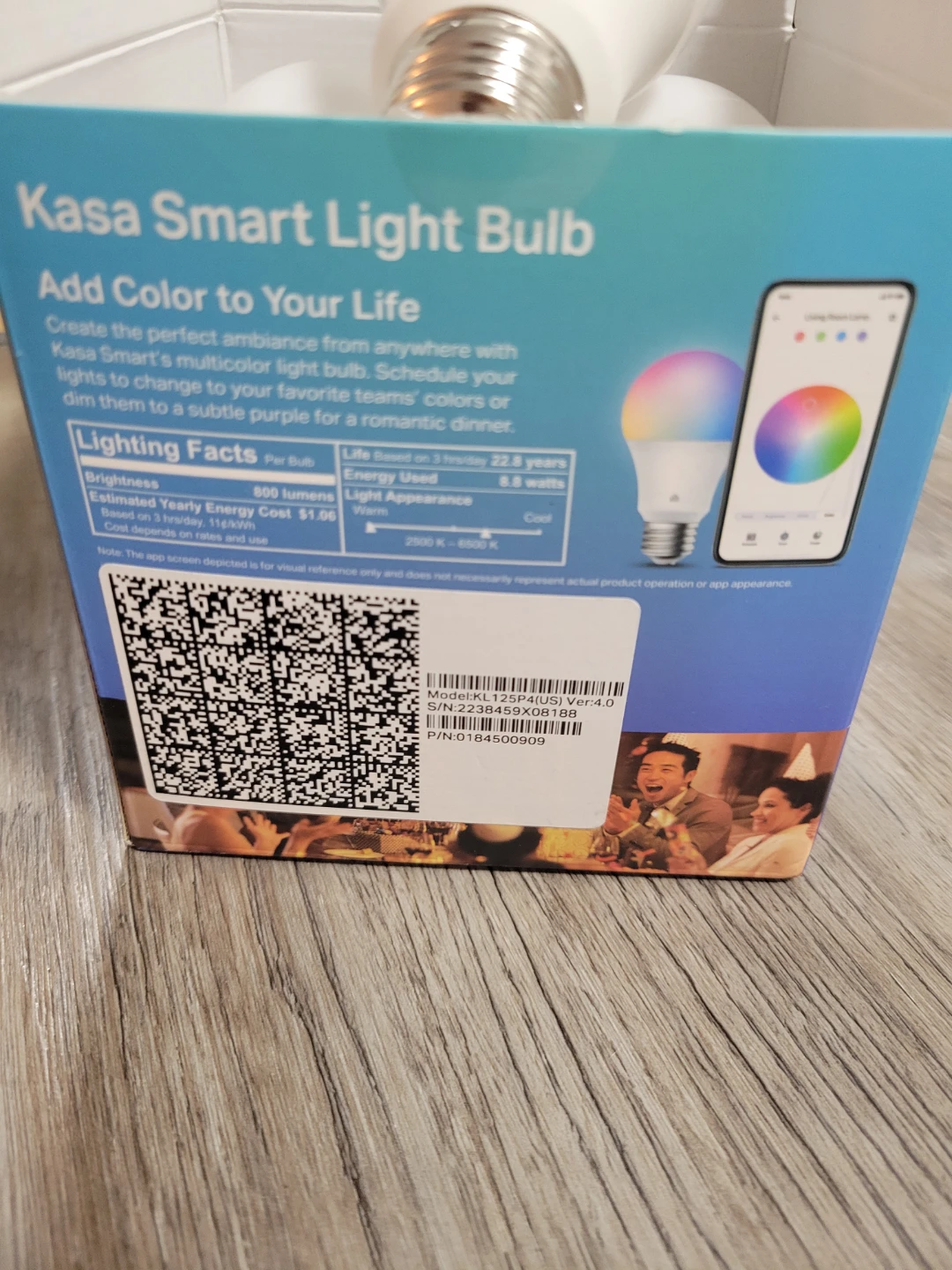 TP-Link Kasa Smart Wi-Fi Multicolor Light Bulbs (4-Pack) - photo 2