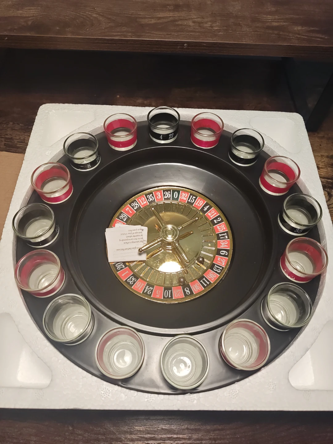 Man Cave Collection Roulette Game with Shot Glasses - photo 2