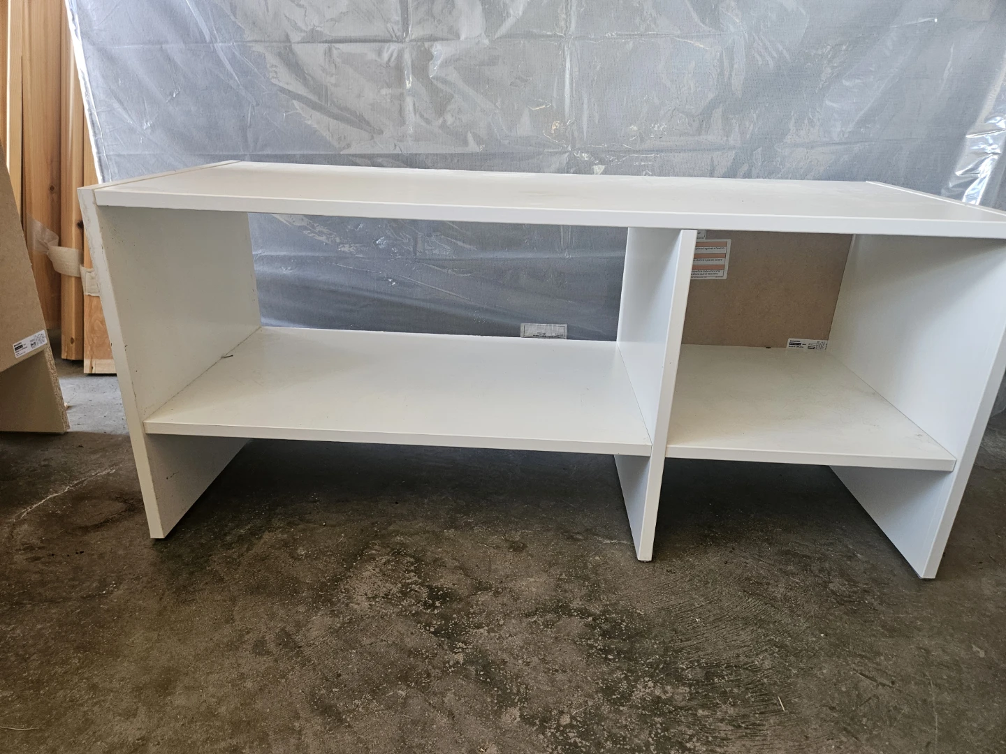 White TV stand or storage unit