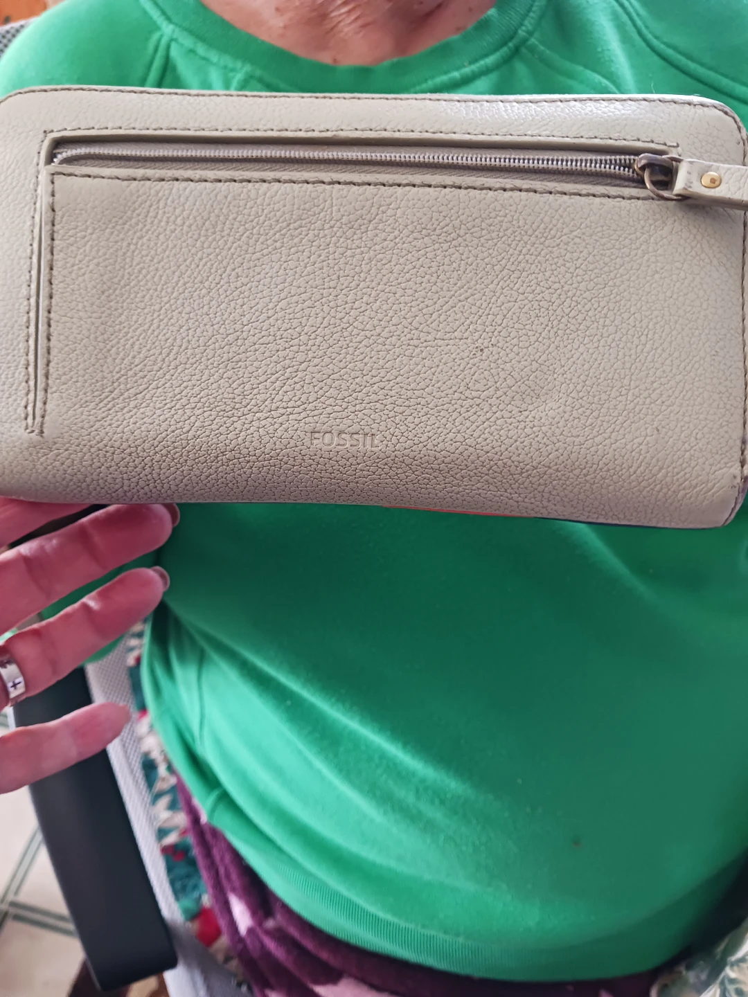 Fossil Patchwork Zip-Around Wallet - photo 3