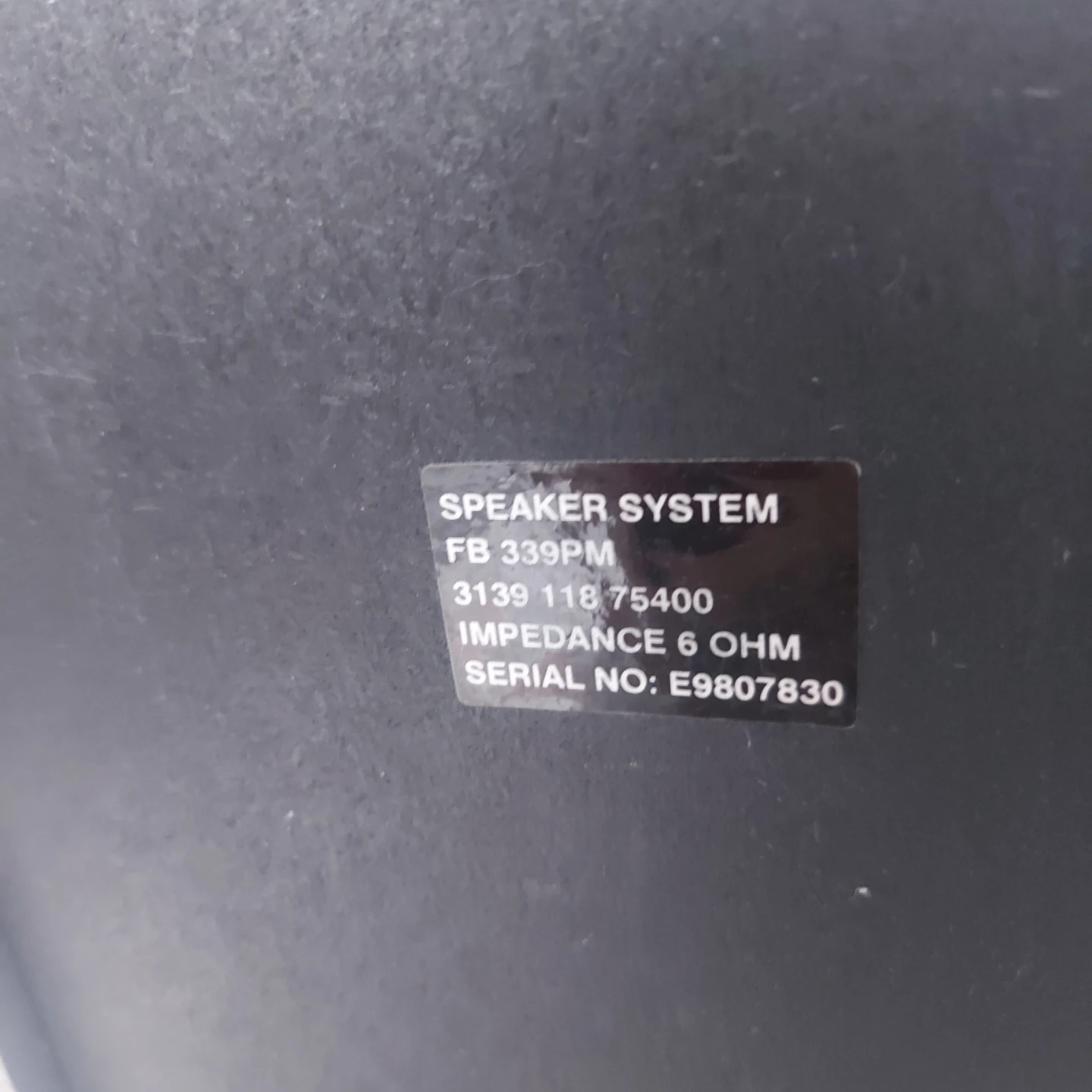 Philips Magnavox FB 339PM Speaker System - photo 3