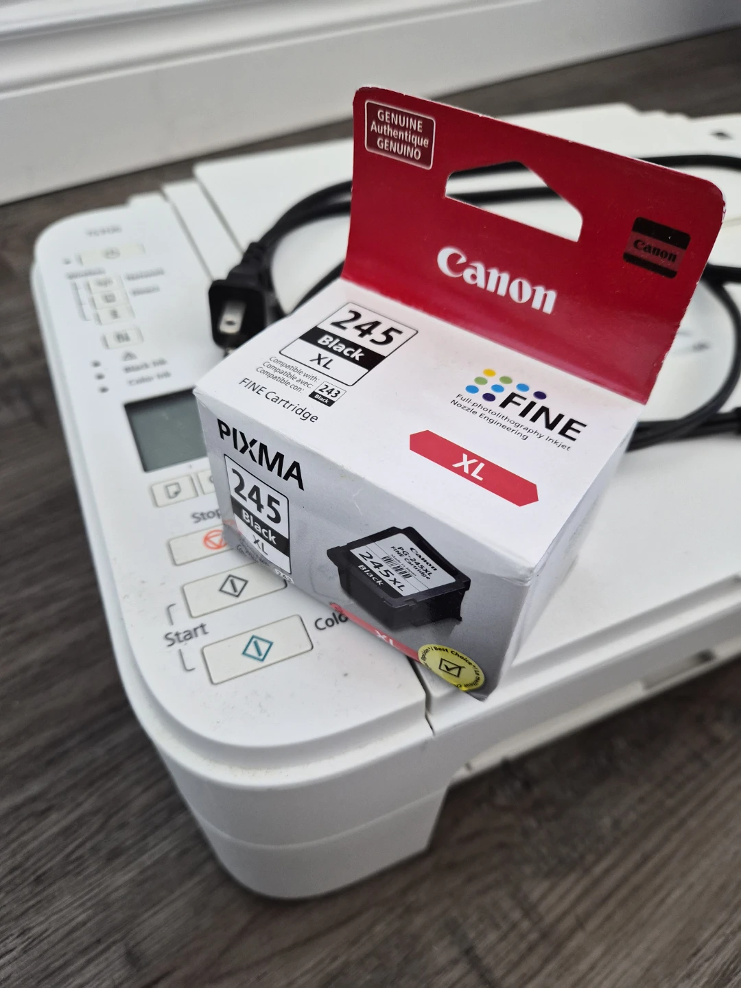 Canon PIXMA TS3120 Printer with XL Black Ink Cartridge - photo 2