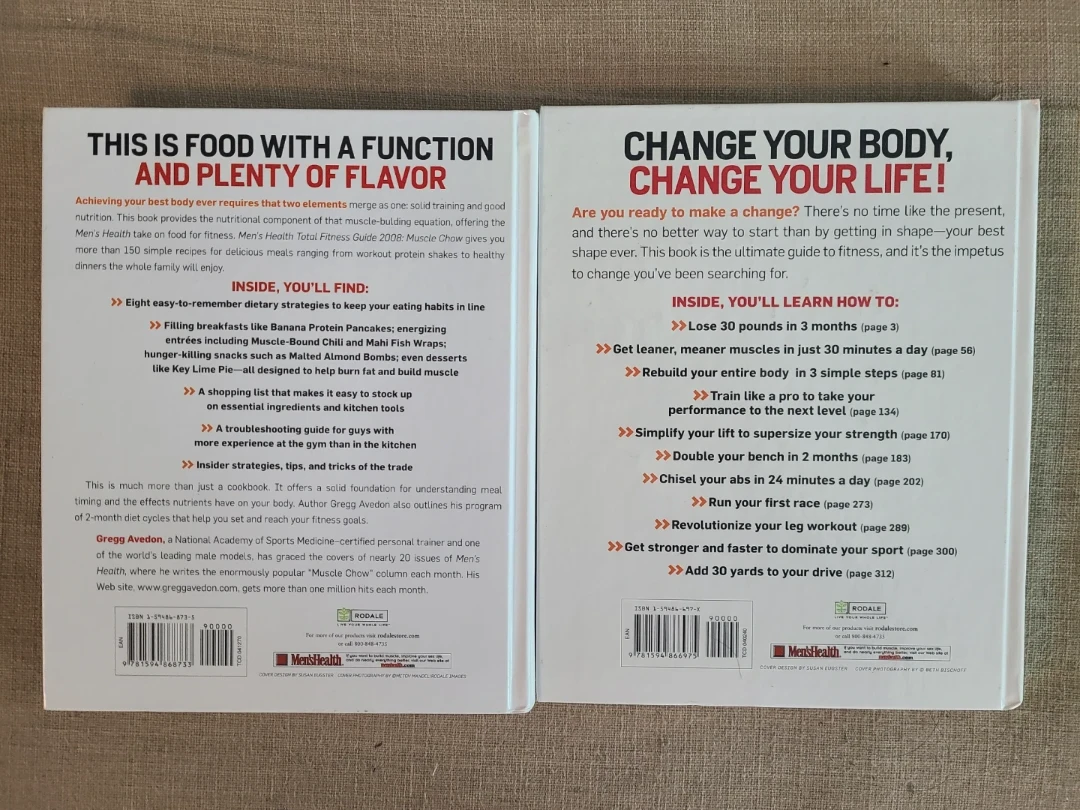 Men's Health Total Fitness Guide 2008 Muscle Chow Book - photo 2