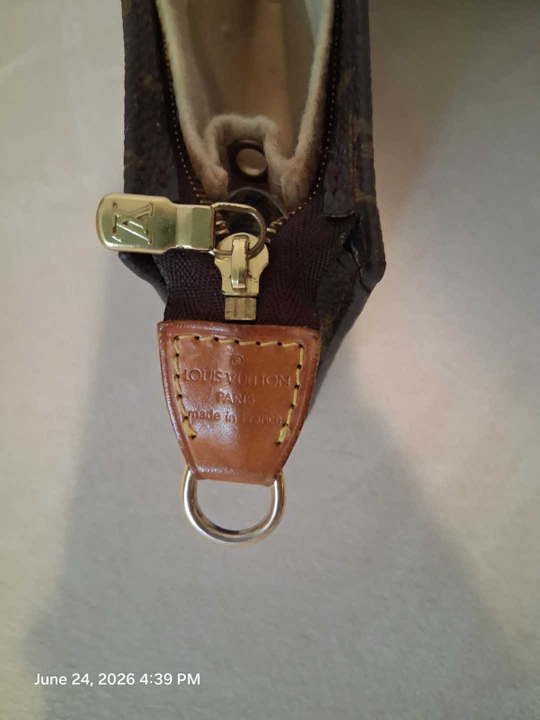 Louis Vuitton Monogram Canvas Clutch Pouch - Brown - photo 4