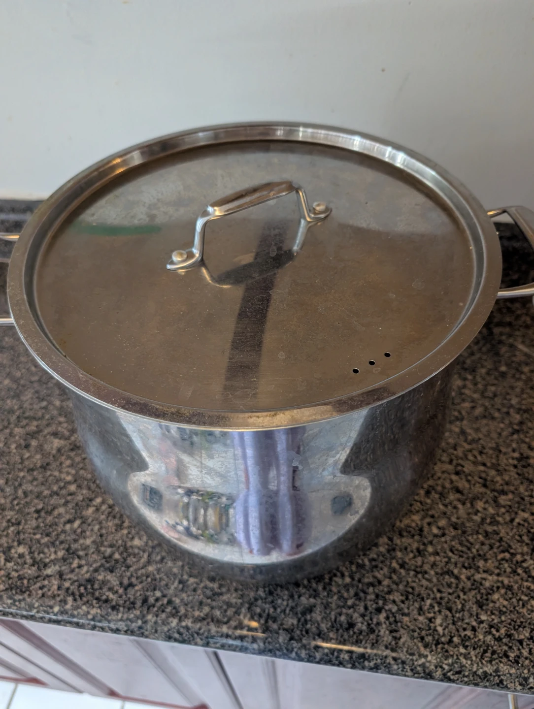 Large Stainless Steel Stock Pot with Lid - photo 5
