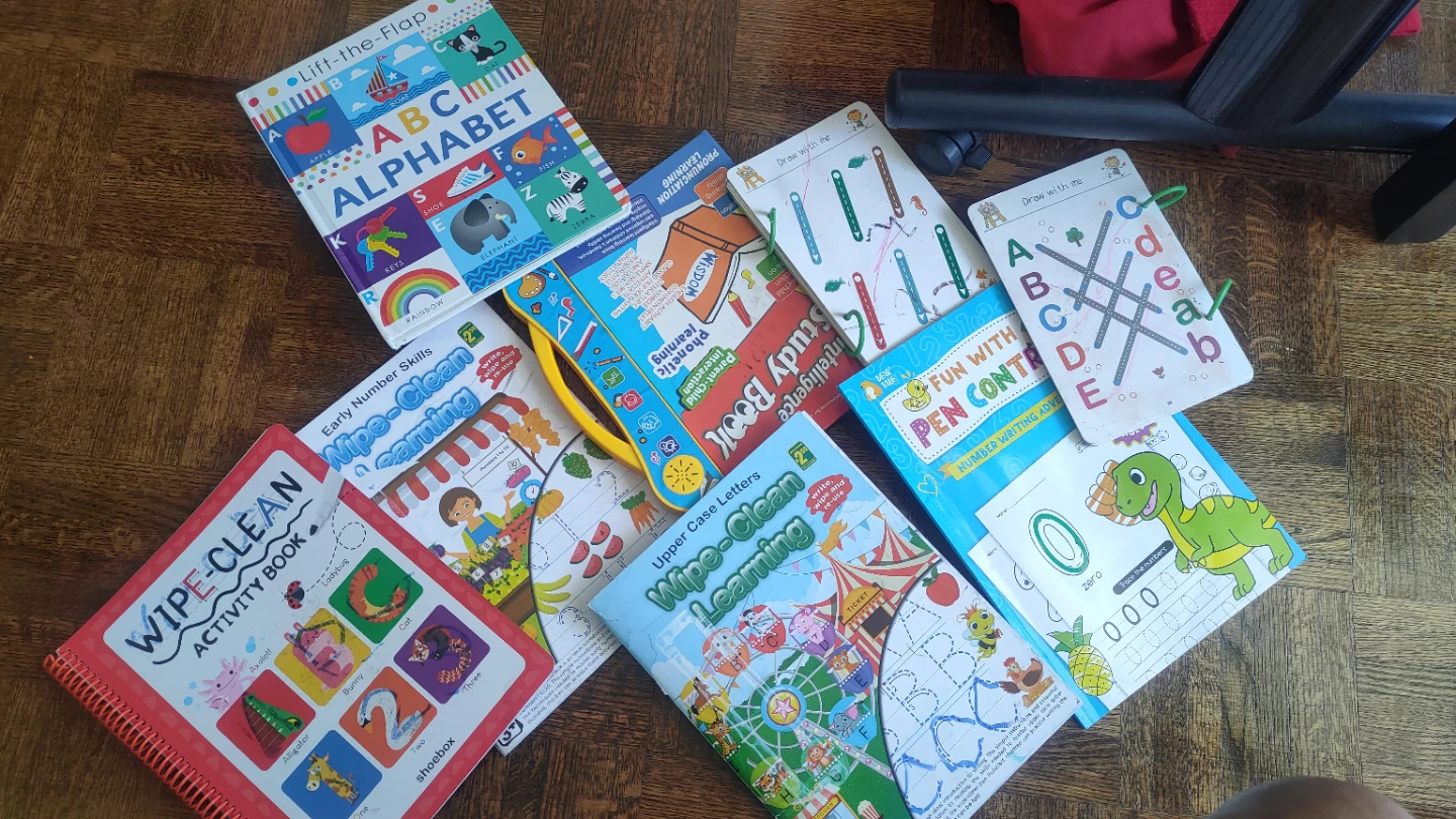 Wipe-Clean Learning Books and Activity Set