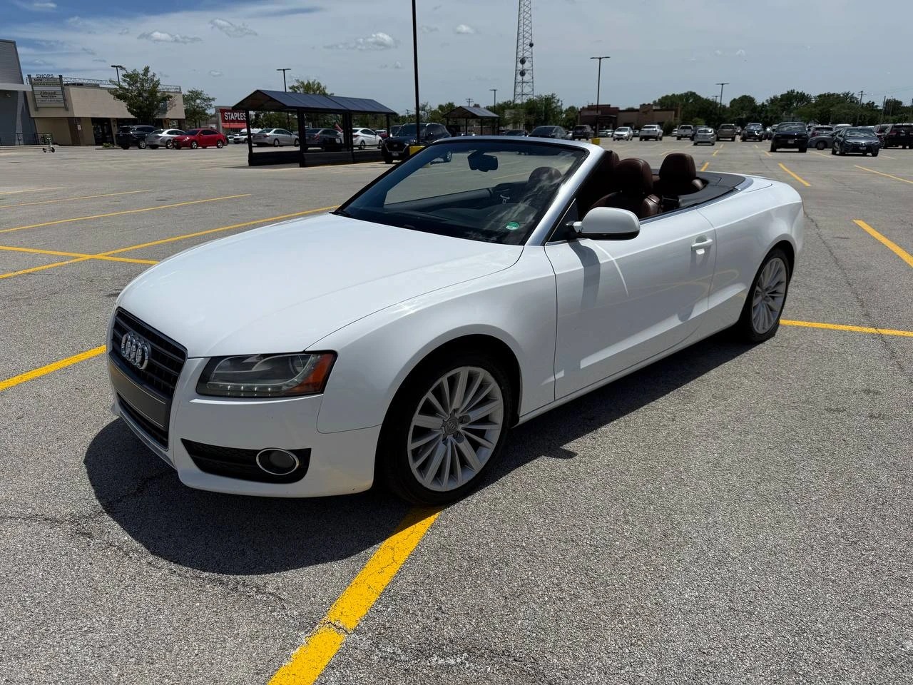 White Audi Convertible 2011 audi a5 - photo 2