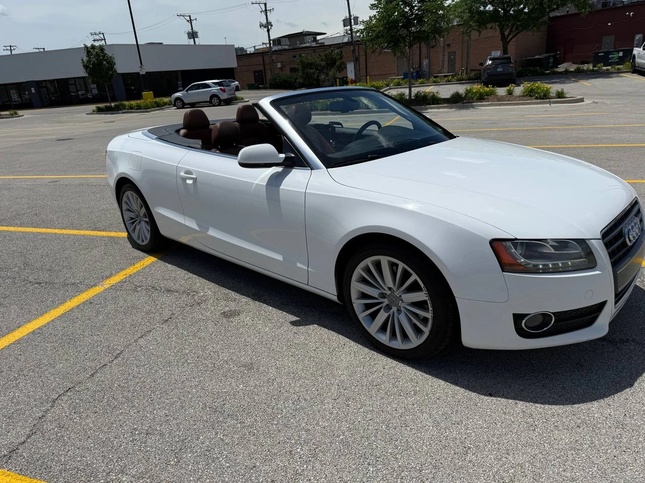 White Audi Convertible 2011 audi a5 - photo 3