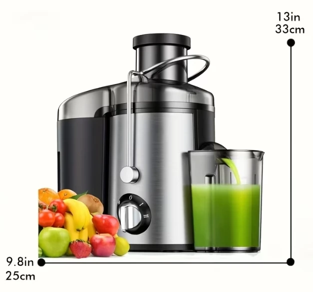 Stainless Steel Juicer with Accessories