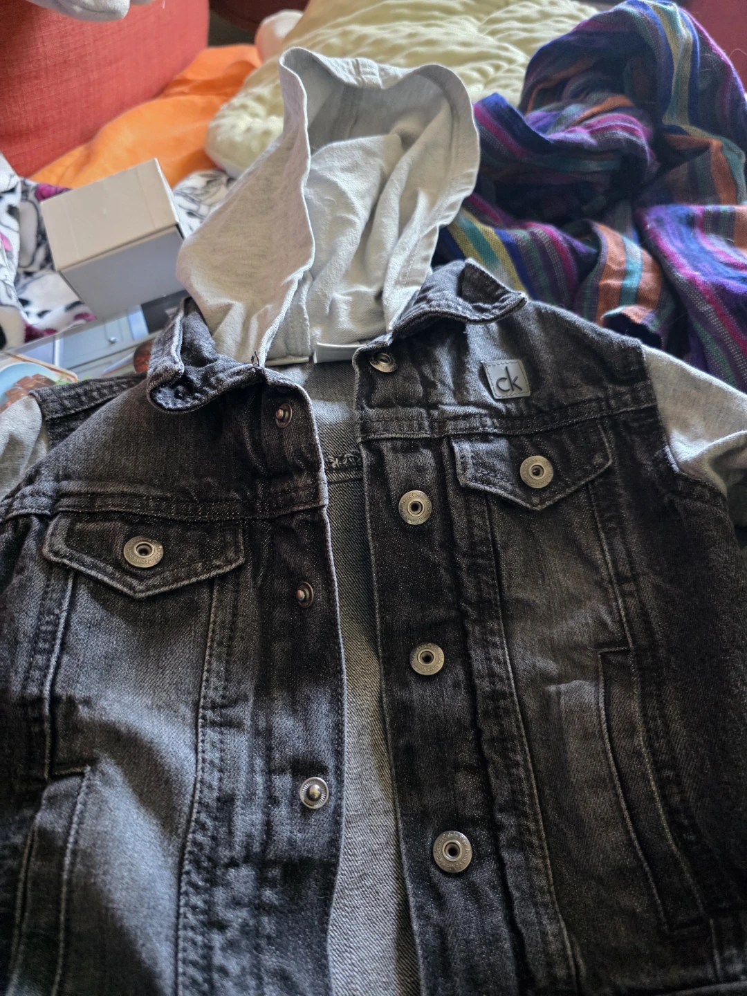 Calvin Klein Jeans Denim Hooded Jacket