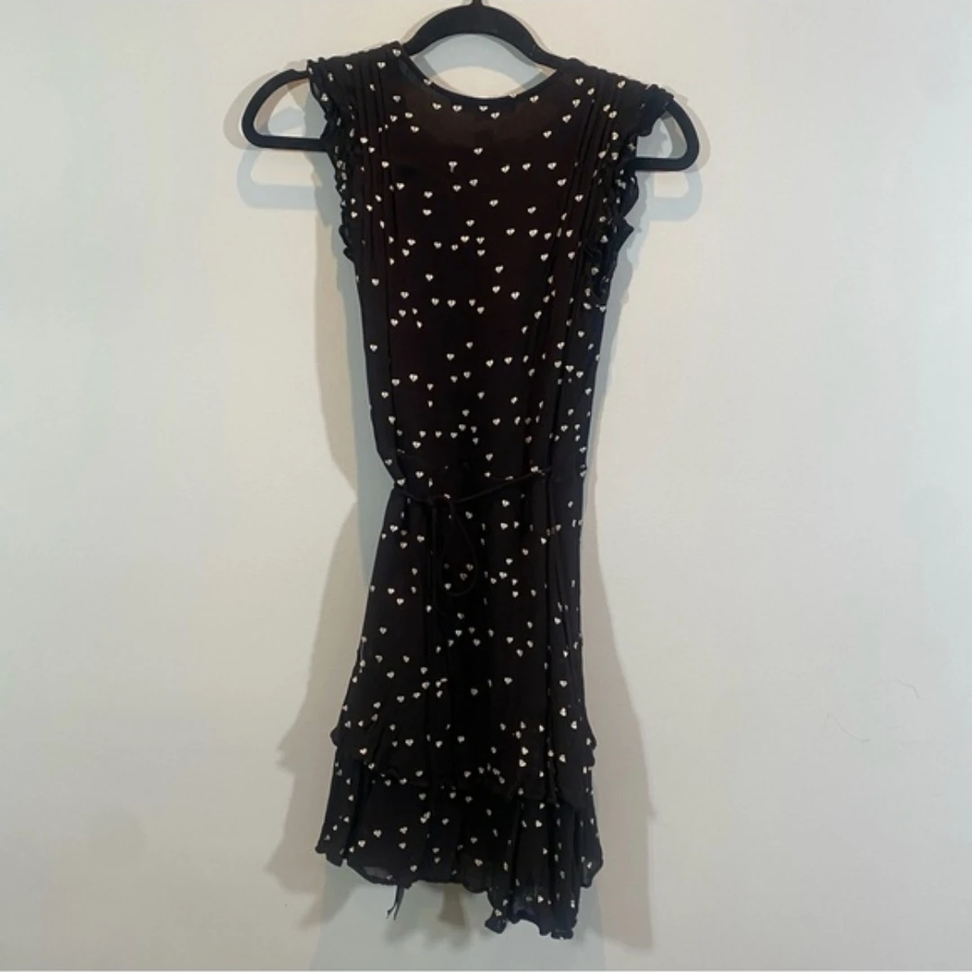 AllSaints heart print wrap dress - photo 2