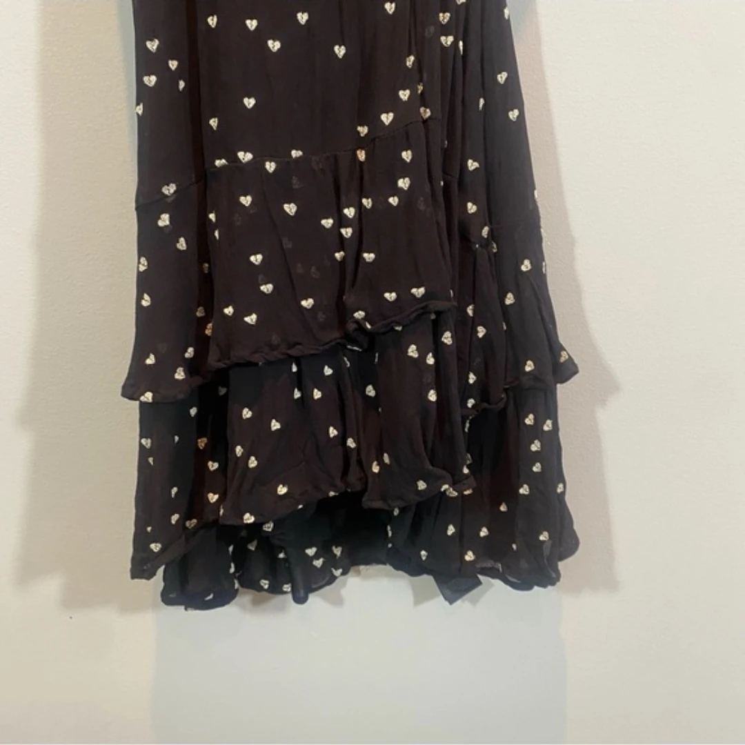 AllSaints heart print wrap dress - photo 4