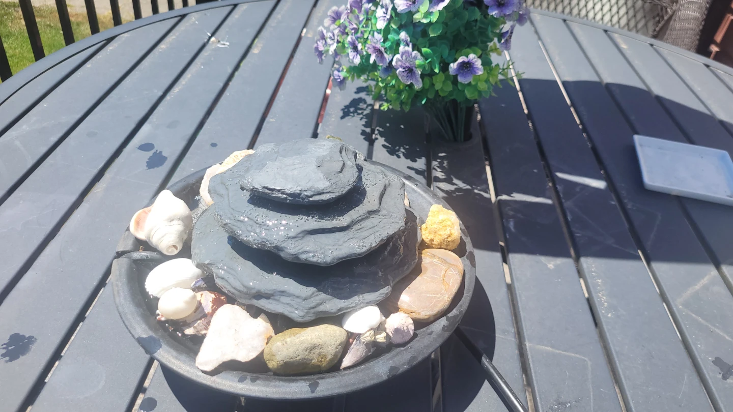 Stacking Rock Water Feature Fountain