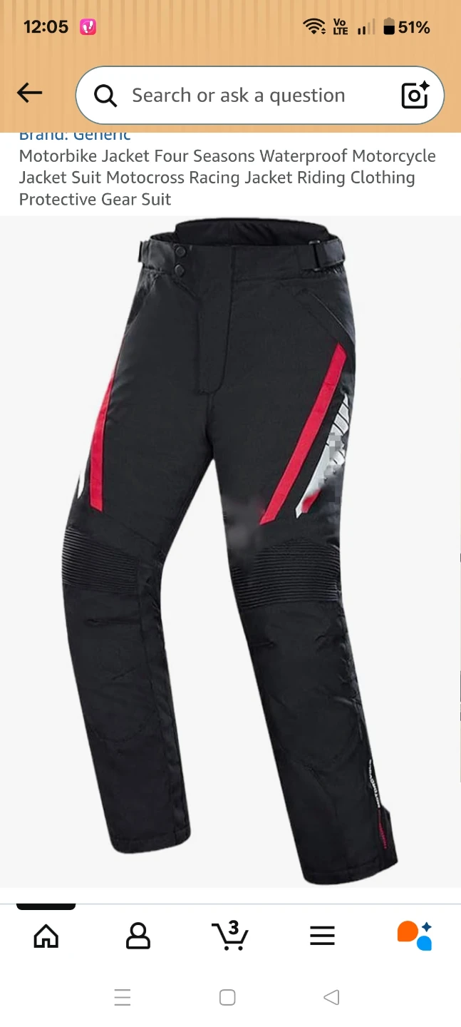 HEROBIKER Motorcycle Riding Pants - photo 2