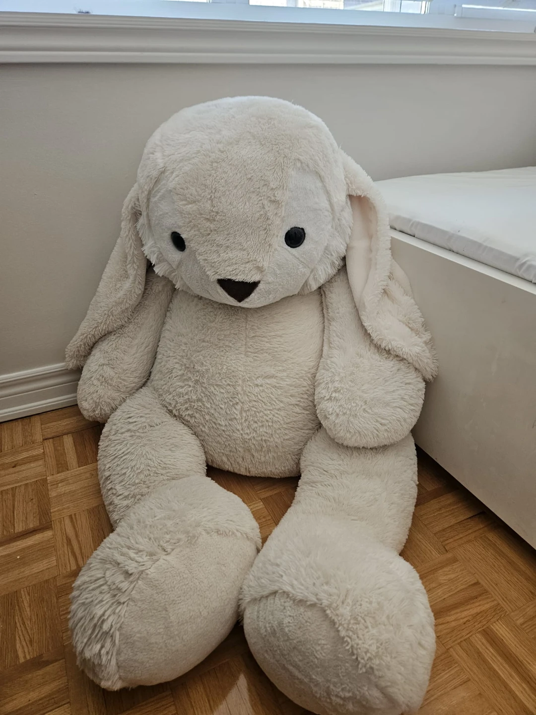 Giant White Plush Bunny Rabbit Toy