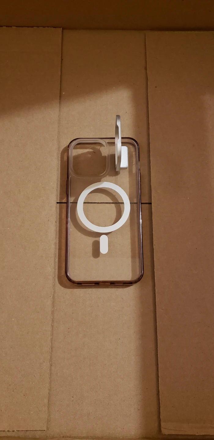 ⚽ Clear iPhone 14 Pro Max MagSafe Camera Covet Stand Case - photo 2