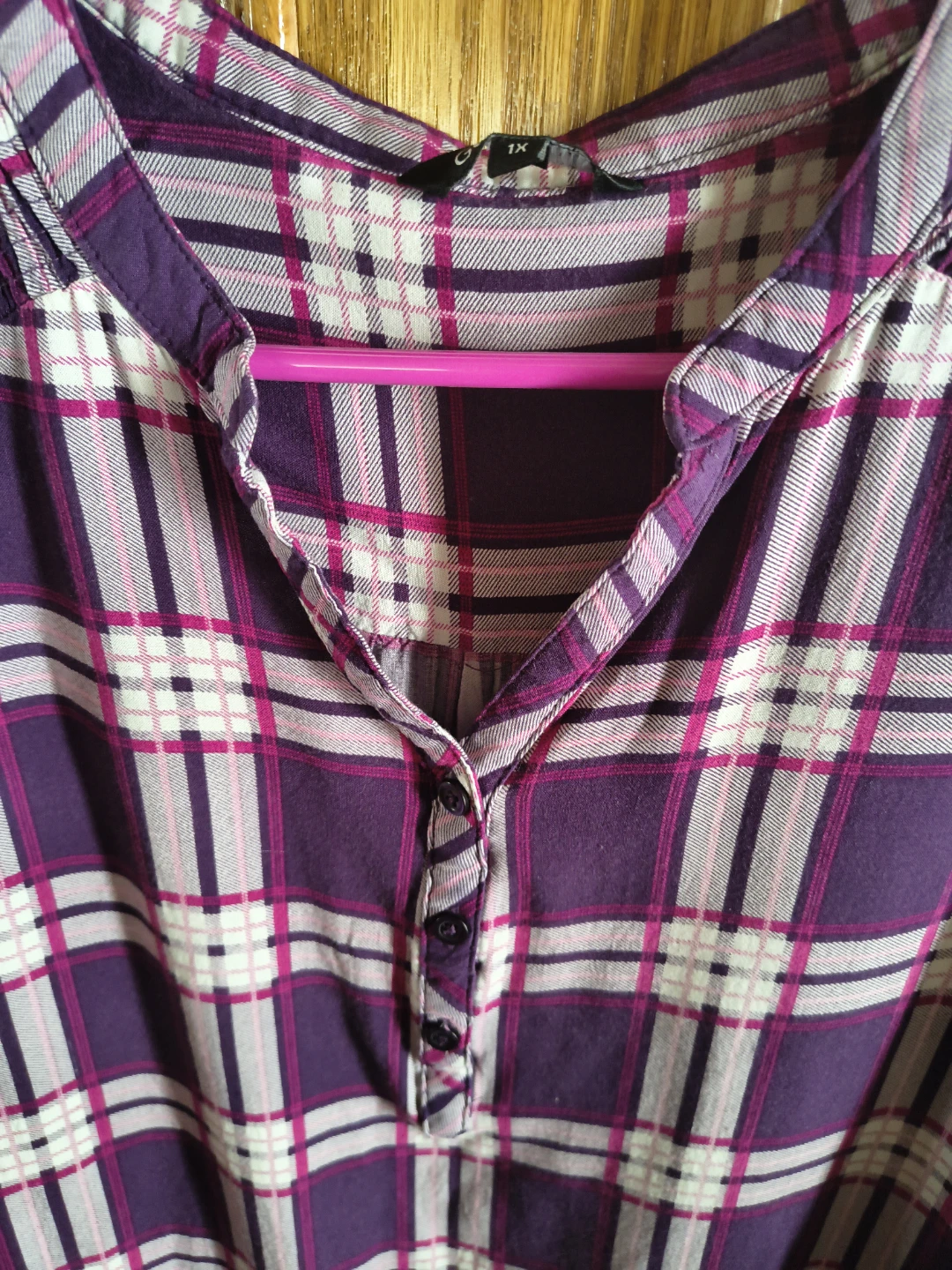 George Plaid Long Sleeve Shirt - 1X - photo 2