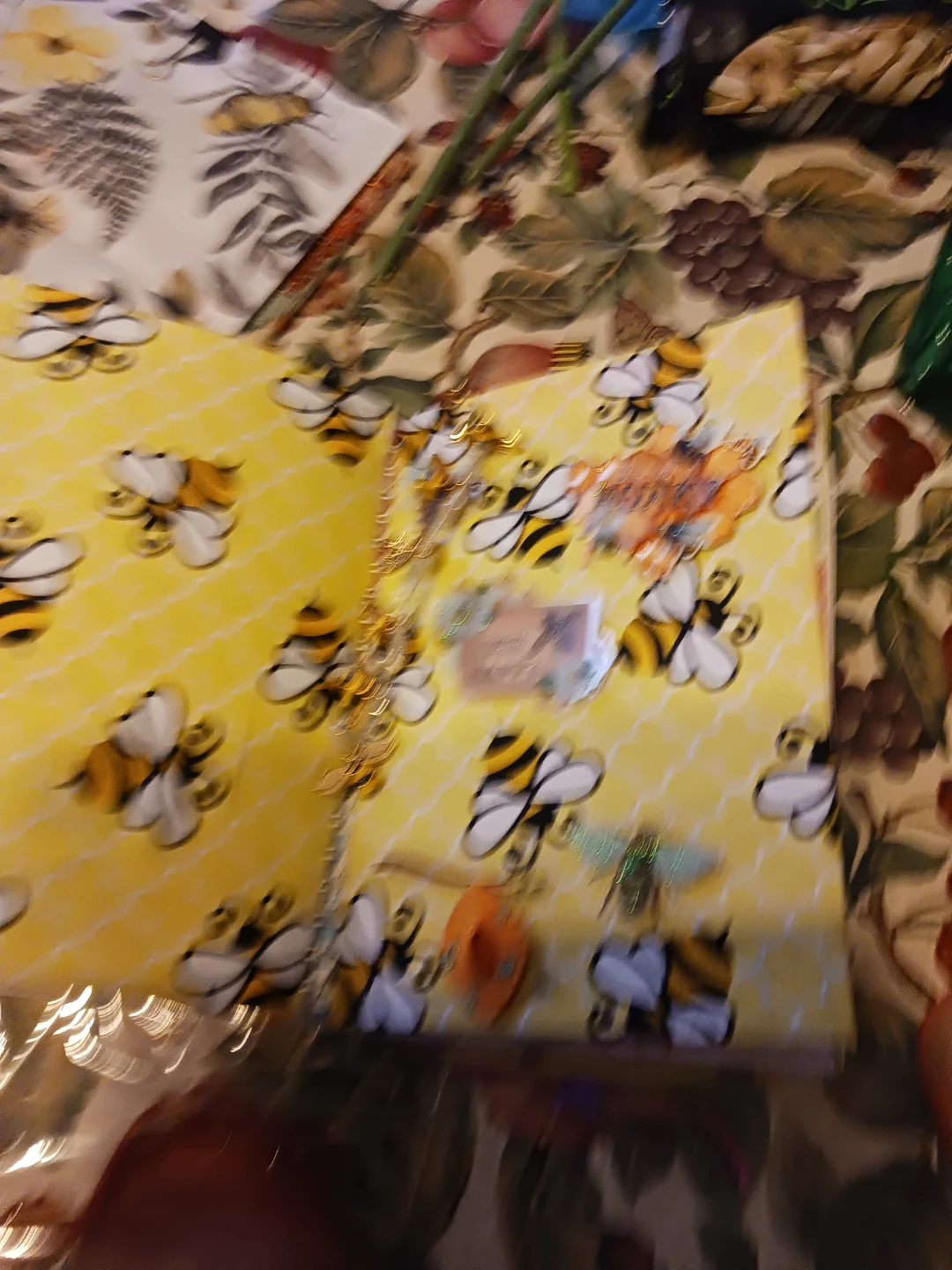 Handmade Bee Themed Scrapbook/Journal