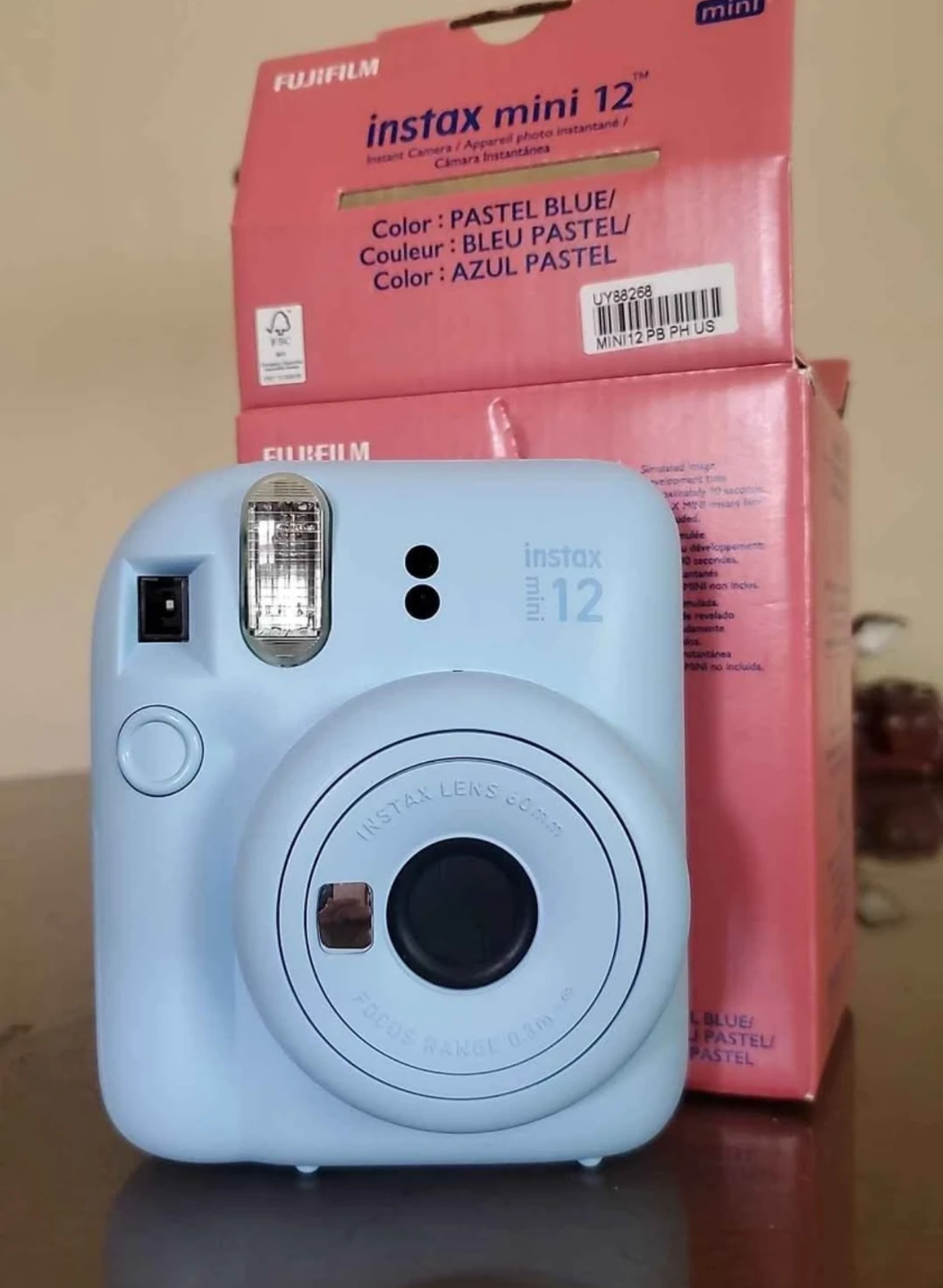 Fujifilm Instax Mini 12 Instant Camera - Pastel Blue