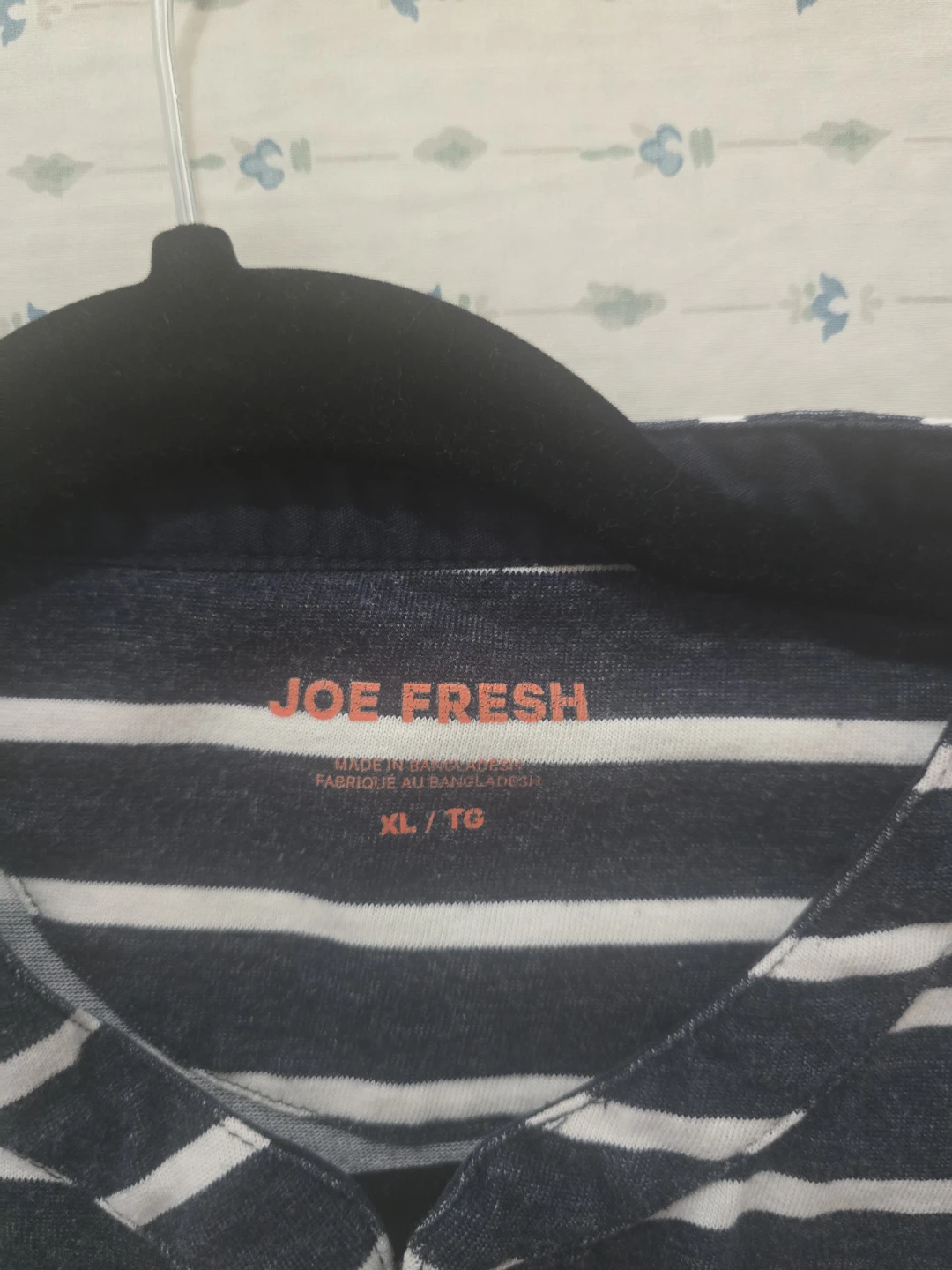 Joe Fresh Striped Henley Long Sleeve Shirt XL - photo 2