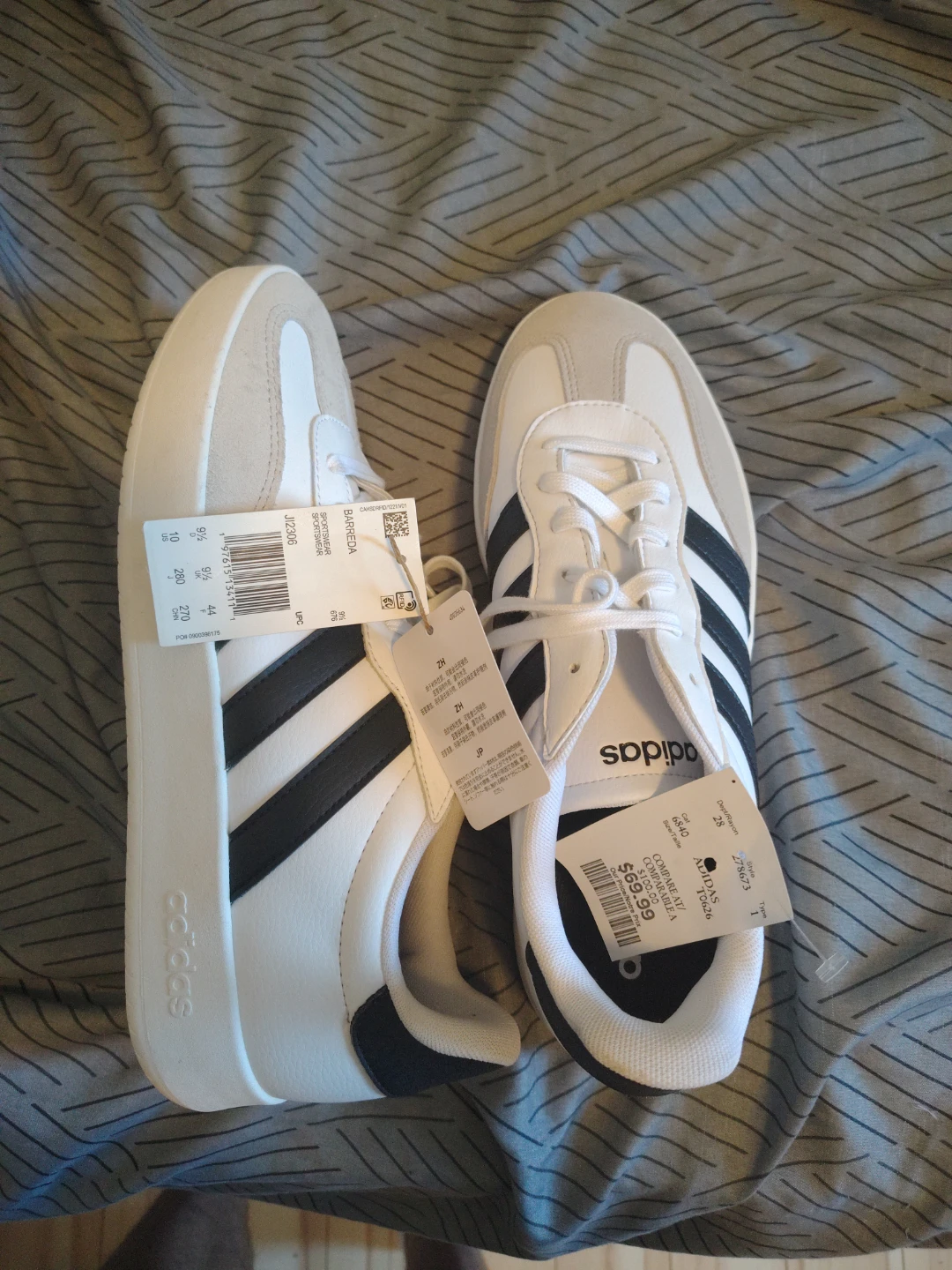 Adidas White and Black Sneakers - photo 2