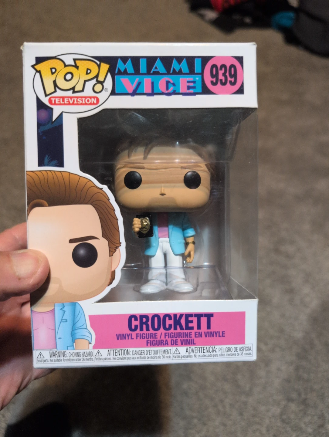 Funko Pop! Miami Vice Crockett #939 Vinyl Figure