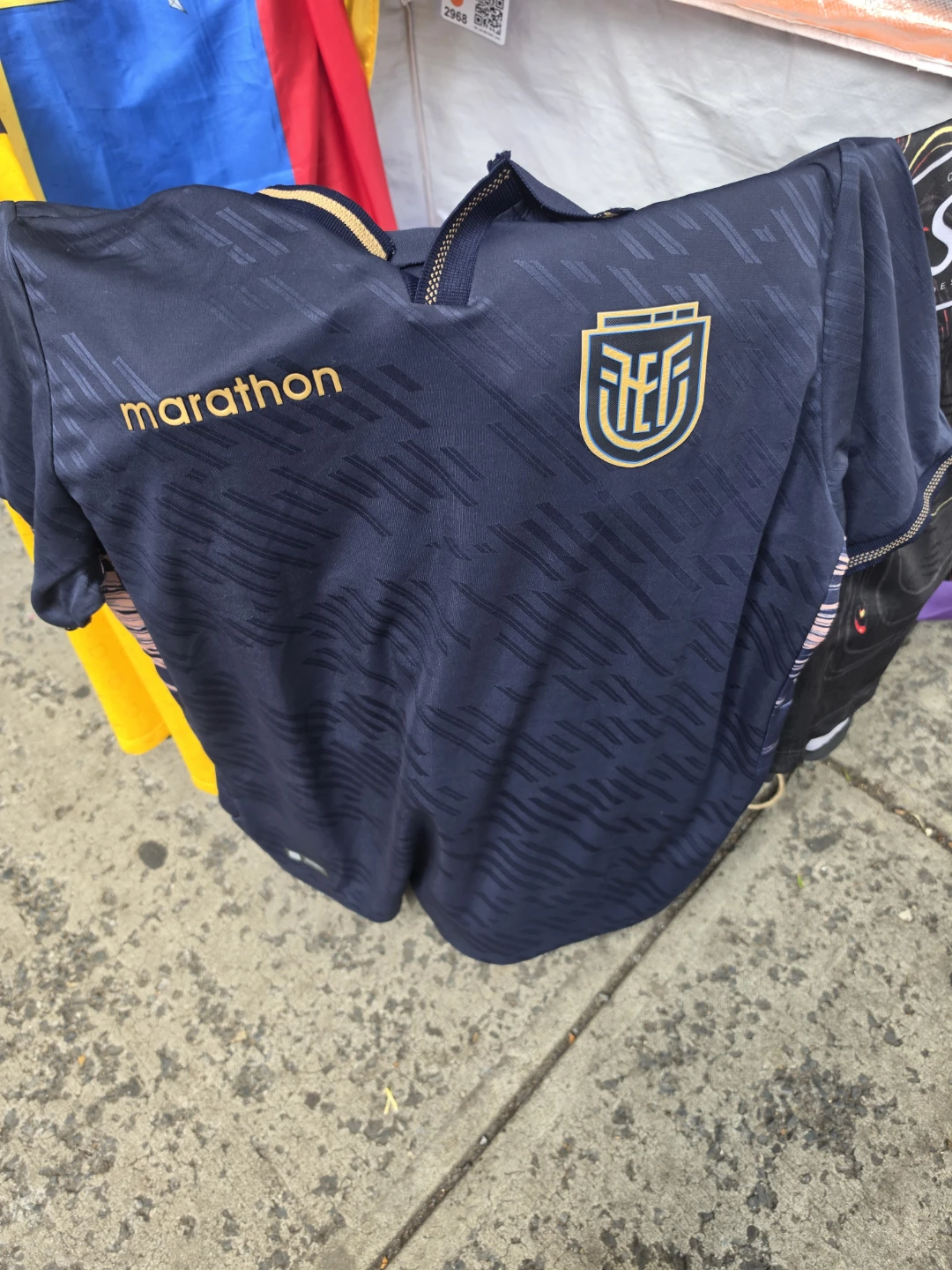 Marathon Navy Blue Soccer Jersey selección de Ecuador