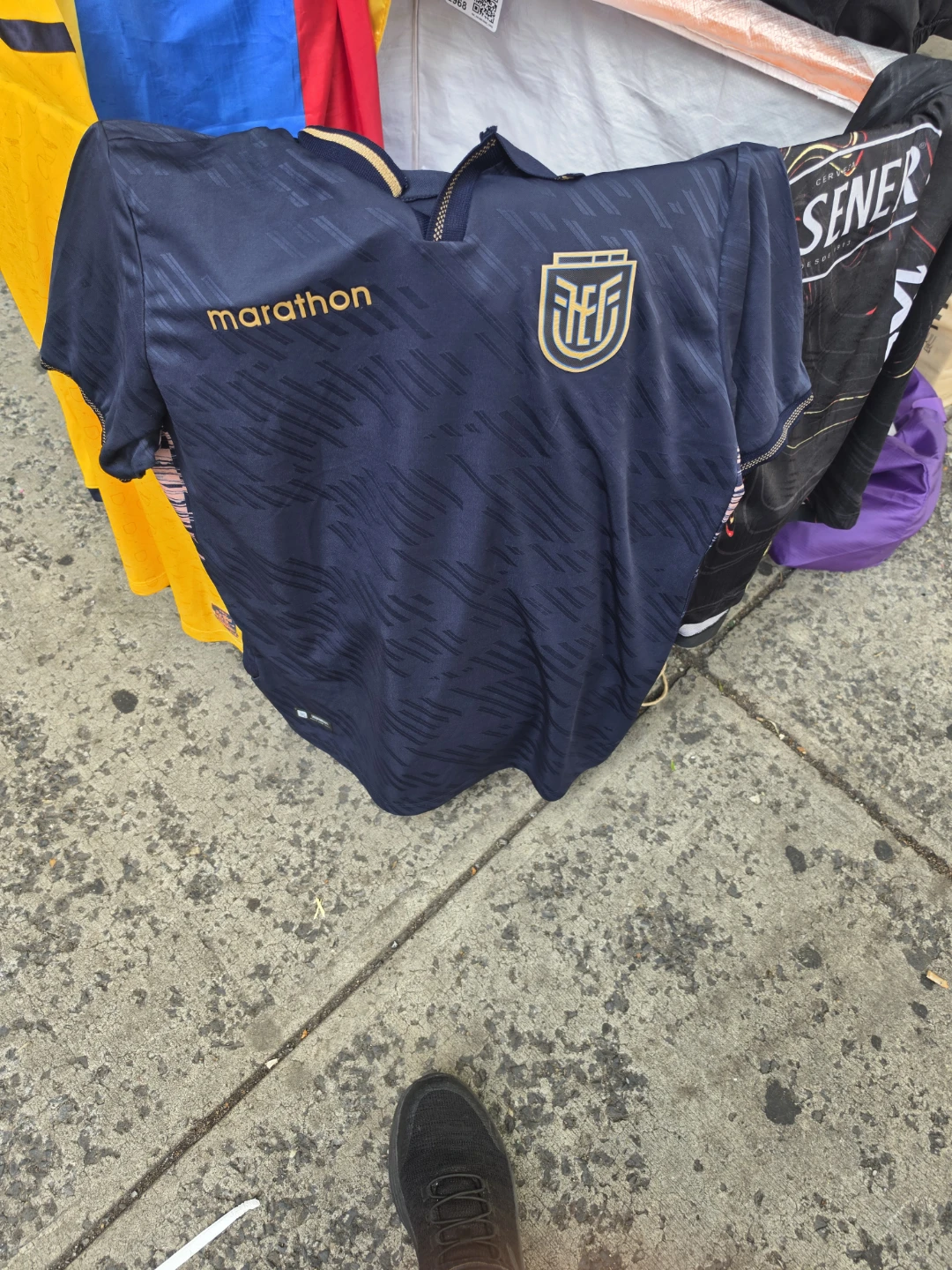 Marathon Navy Blue Soccer Jersey selección de Ecuador - photo 2
