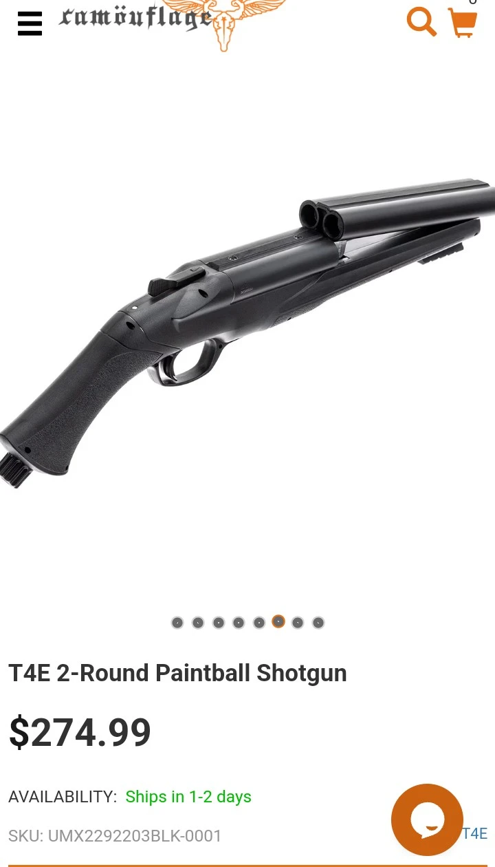 T4E 2-Round Paintball Shotgun - photo 2