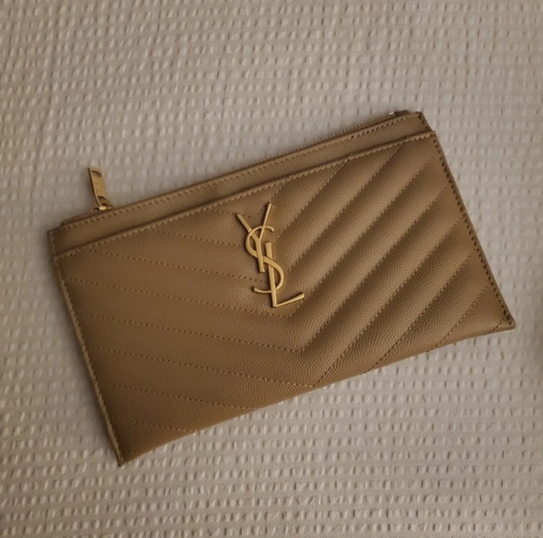 Saint Laurent Pouch - Tan Leather