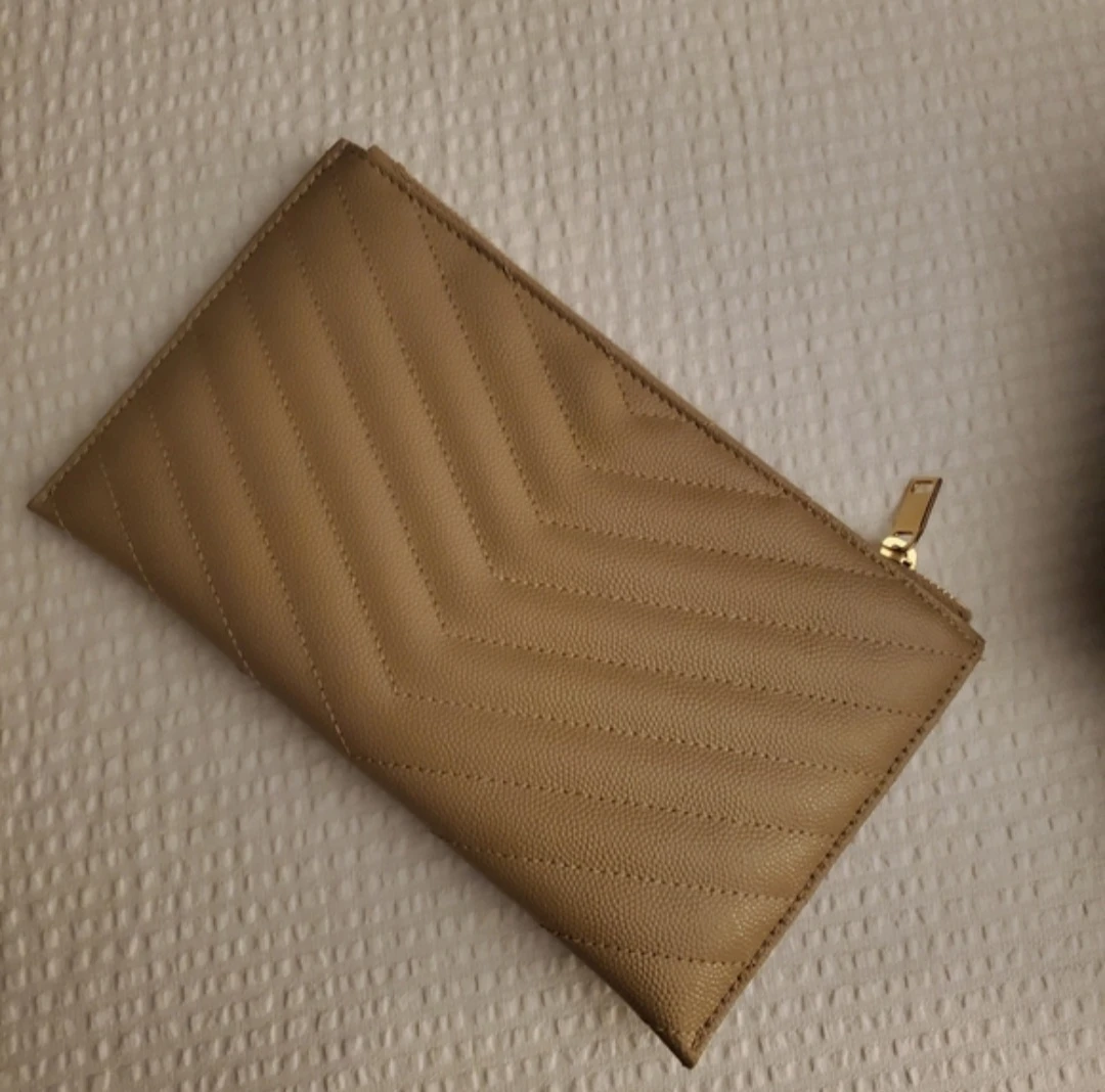 Saint Laurent Pouch - Tan Leather - photo 3