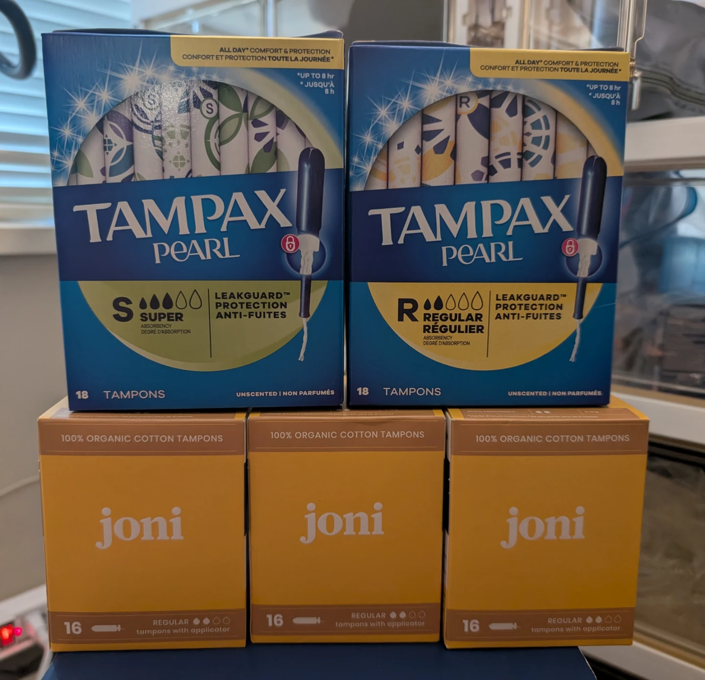 Tampax Tampon + Joni Organic Tampons ⚽