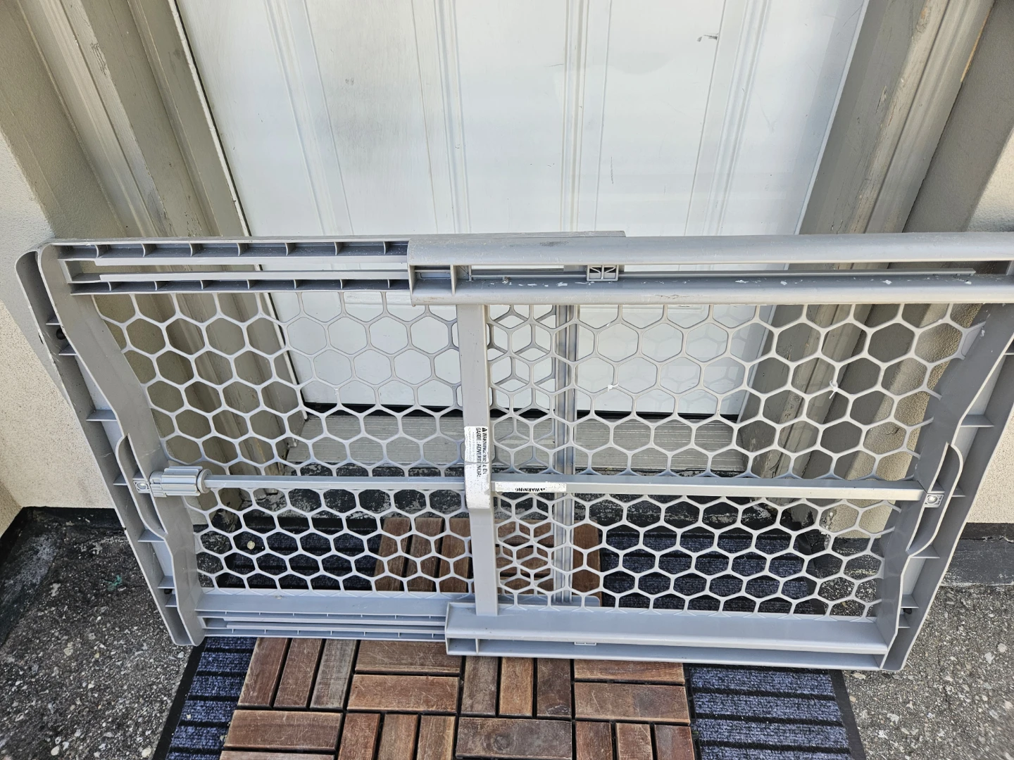 Grey Plastic Safety Gate