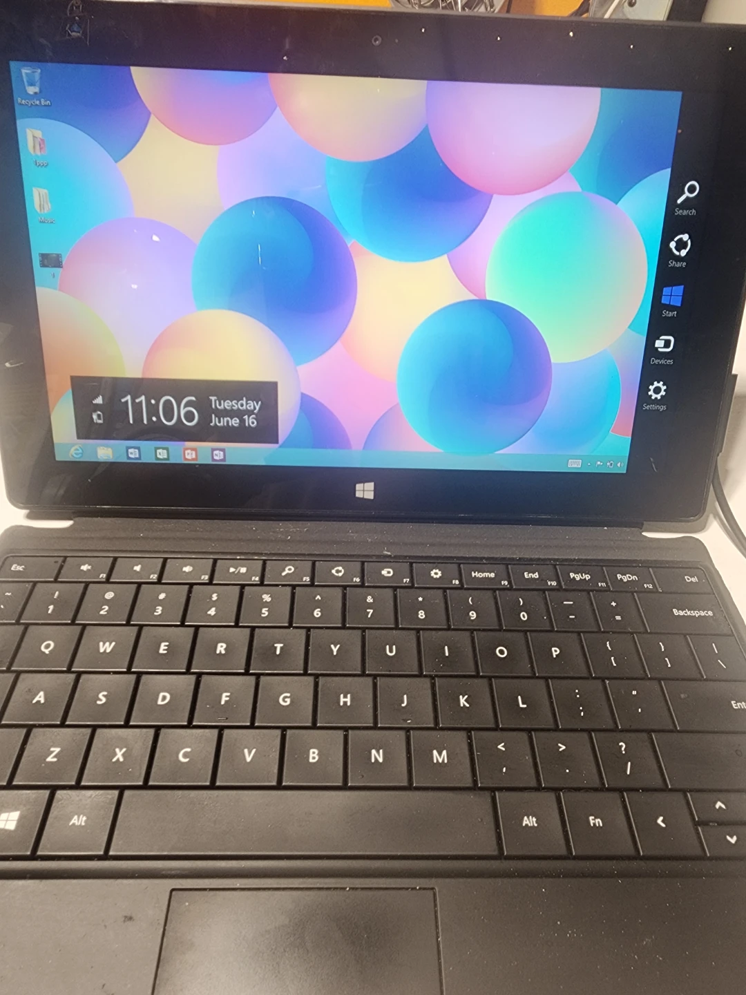 Microsoft Surface Tablet with Keyboard