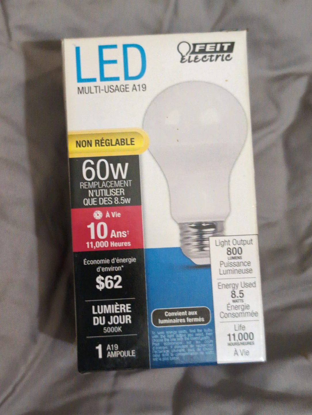 FEIT ELECTRIC LED Multi-Usage A19 Bulb