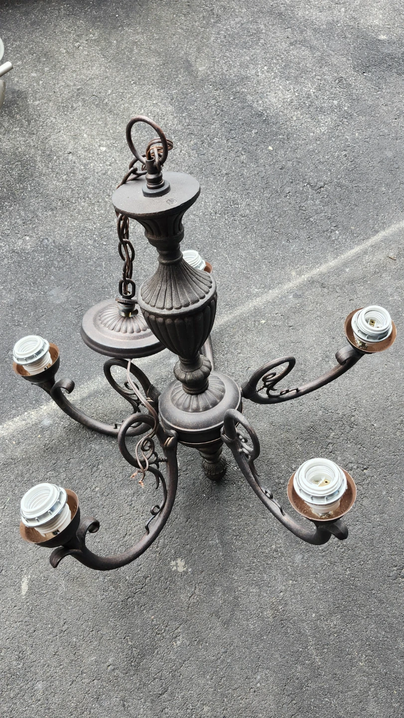 Dark Bronze 5-Light Chandelier - photo 3