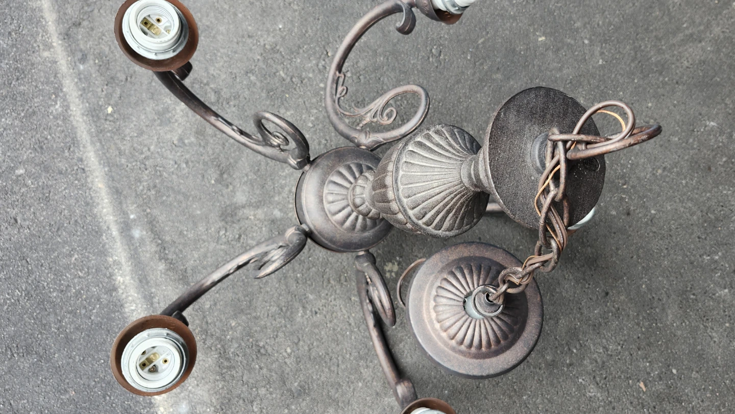 Dark Bronze 5-Light Chandelier - photo 4