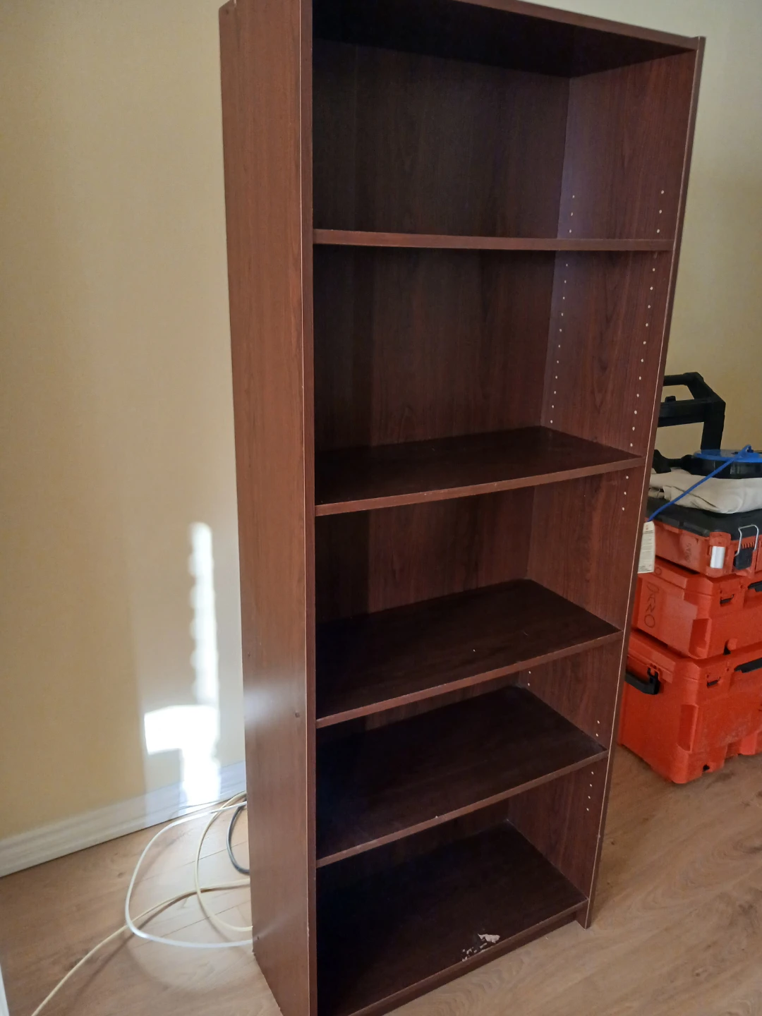 Dark Brown 5-Shelf Bookshelf Billy - photo 2