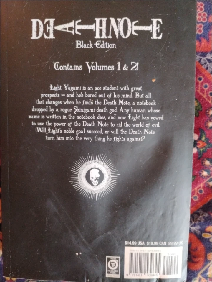 Death Note Black Edition Volume 1 Manga - photo 2