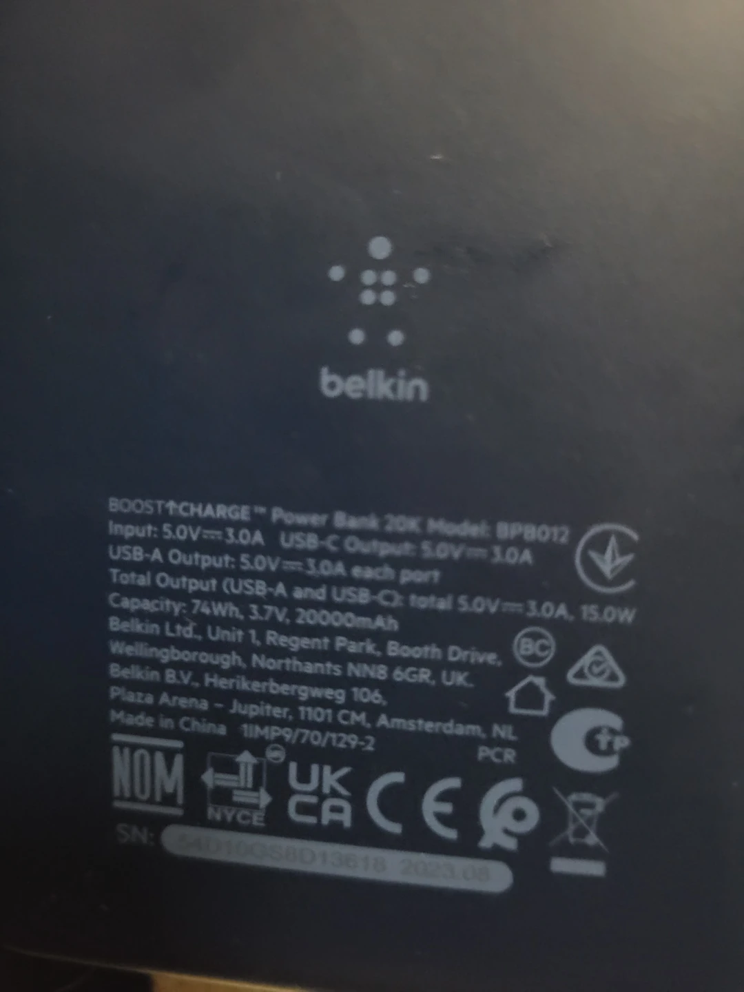⚽️ Belkin BOOSTCHARGE Power Bank 20K - photo 2