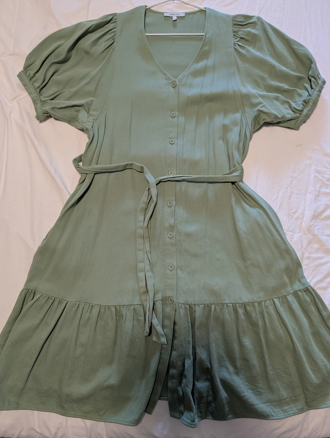 Midi Dress - Sage Green - Size L