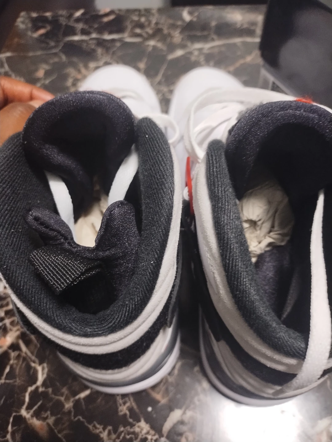 Air Jordan 8 Retro White Red Black Men's Shoes - photo 3
