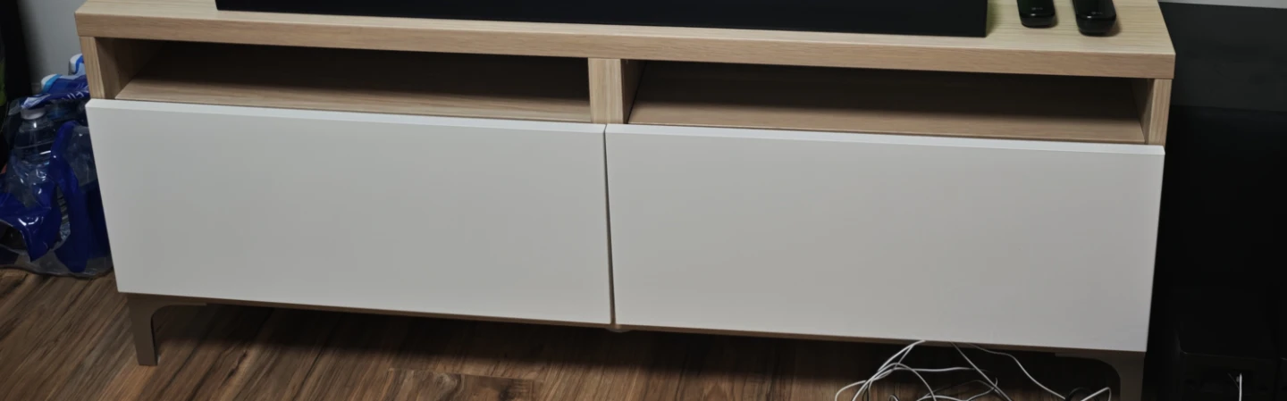 IKEA BESTÅ TV Bench with Drawers