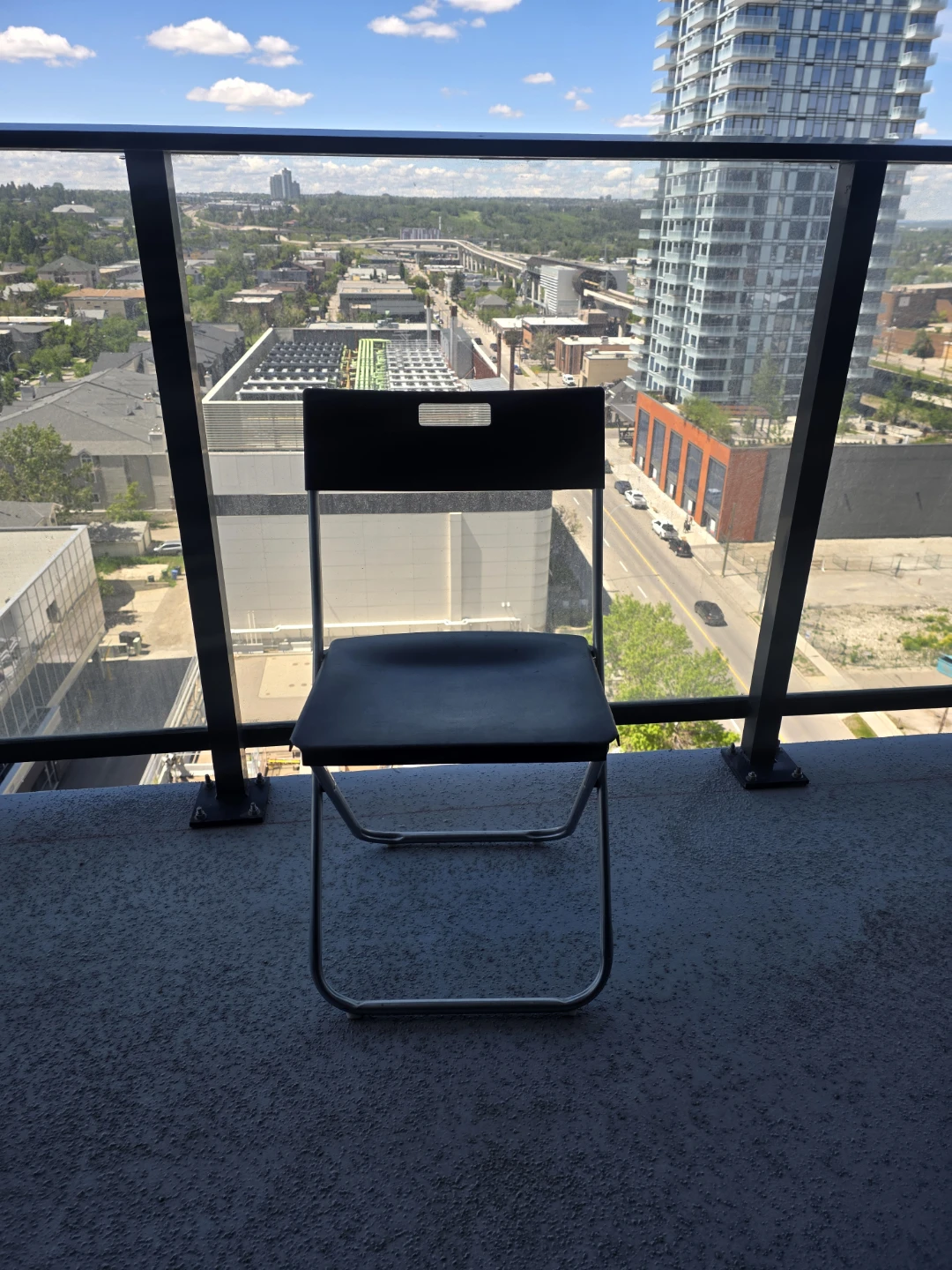 Black Folding Chair